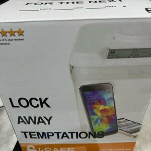 kSafe Time Locking Container (Medium), Timed Lock Box for Unwanted Temptations